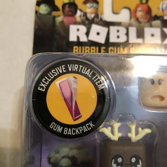 ROBLOX Action Figure Collection BUBBLE GUM SIMULATOR SEA SHELL SAM Gum Backpack - Picture 3 of 7